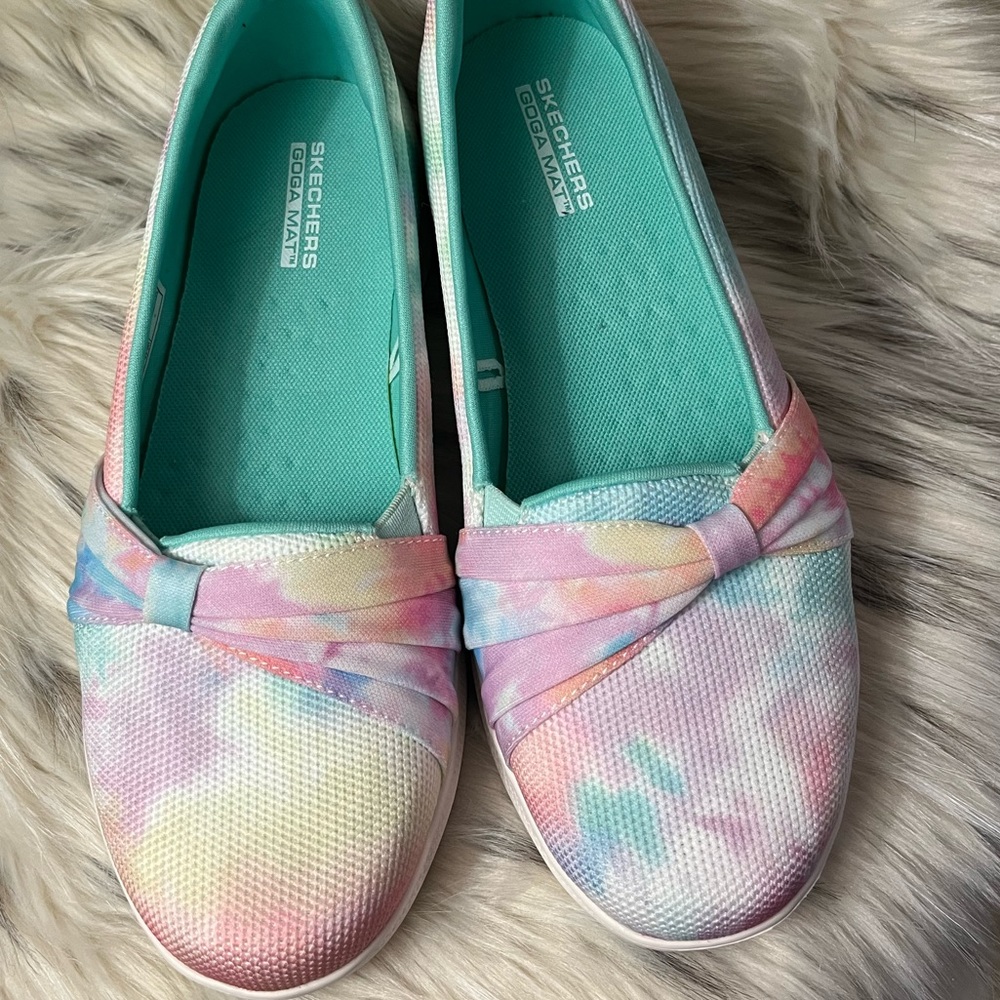 Skechers Go Step Lite Day-Glo Multi Colored Shoes